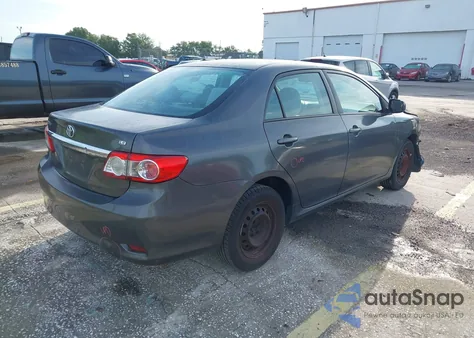 2011 Toyota Corolla Le z USA, uszkodzony, nr VIN 2T1BU4EE9BC625935